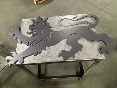 pièce métallique réaliser par découpe laser